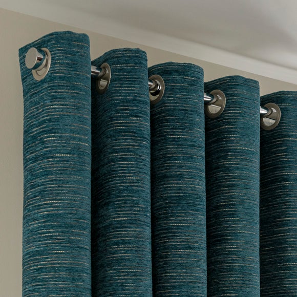 Hemmingway Chenille Eyelet Curtains