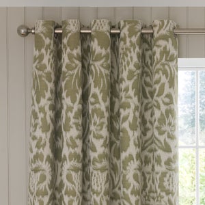 Clemency Chenille Eyelet Curtains