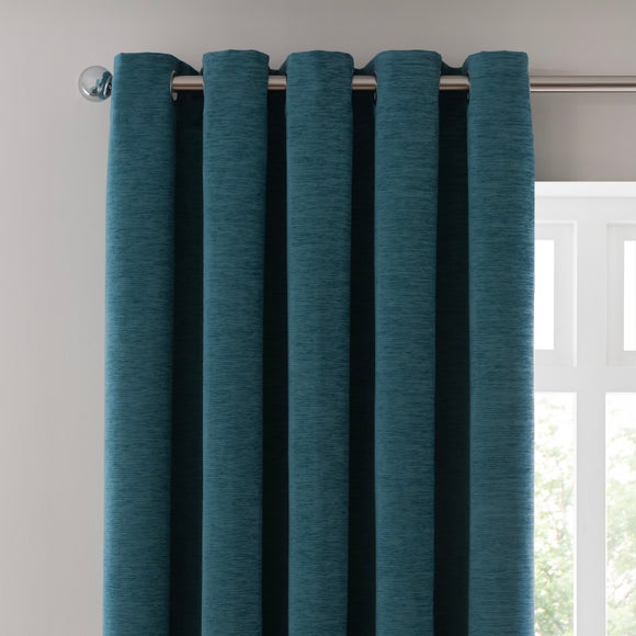 Genoa Chenille Blackout Eyelet Curtains