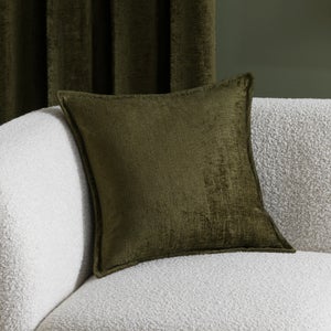 Chenille Square Oxford Cushion