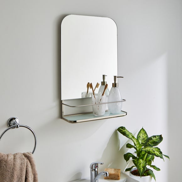 Click to view product details and reviews for Lincoln Wall Mirror With Shelf.