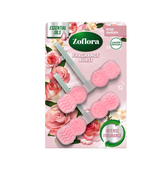 Zoflora Pack of 2 Rose Garden Toilet Blocks