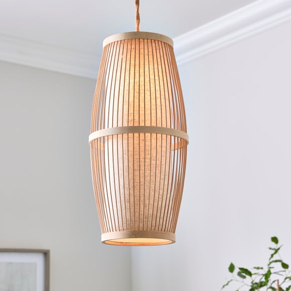 Kiva Bamboo Easy Fit Pendant Shade