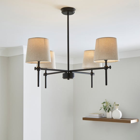 Charleston 4 Light Diner Ceiling Light