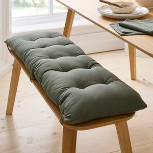 Esme Washed Cotton Bench Pad