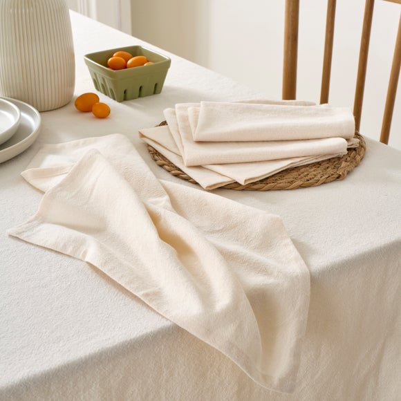 Set of 4 Esme Washed Cotton Napkins