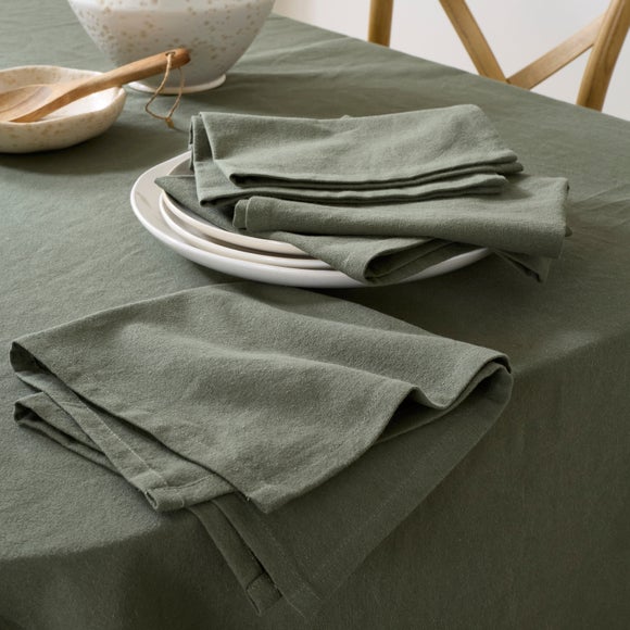 Set of 4 Esme Washed Cotton Napkins