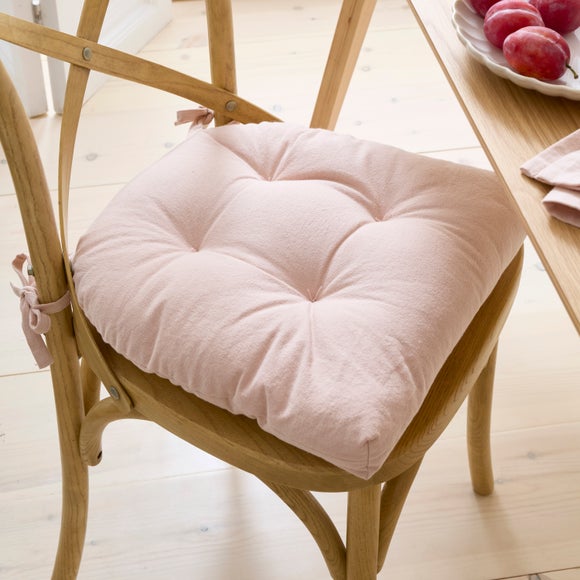 Esme Washed Cotton Round Back Seat Pad