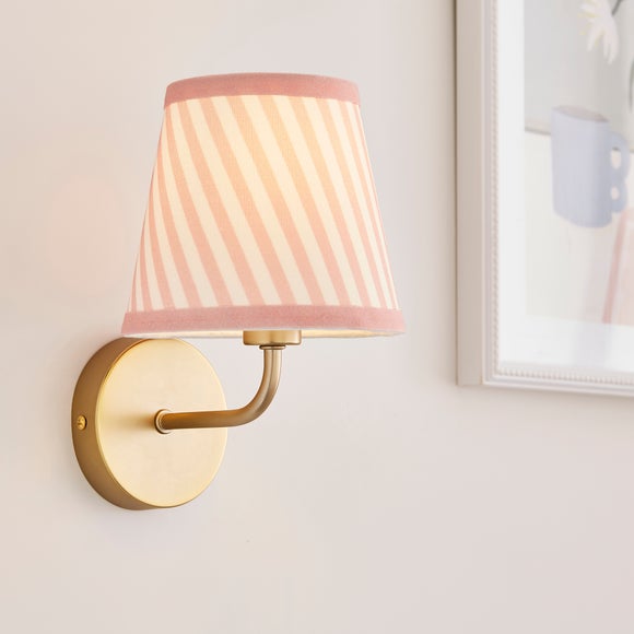 Country Stripe Tapered Lamp Shade