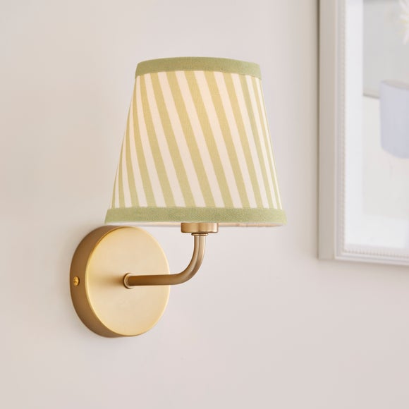 Country Stripe Tapered Lamp Shade