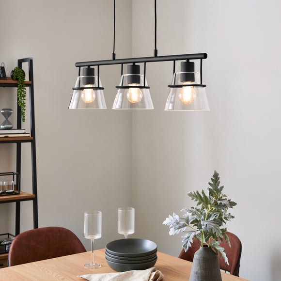 View Valdez Industrial 3 Light Diner Ceiling Light View Valdez Industrial 3 Light Diner Ceiling Light