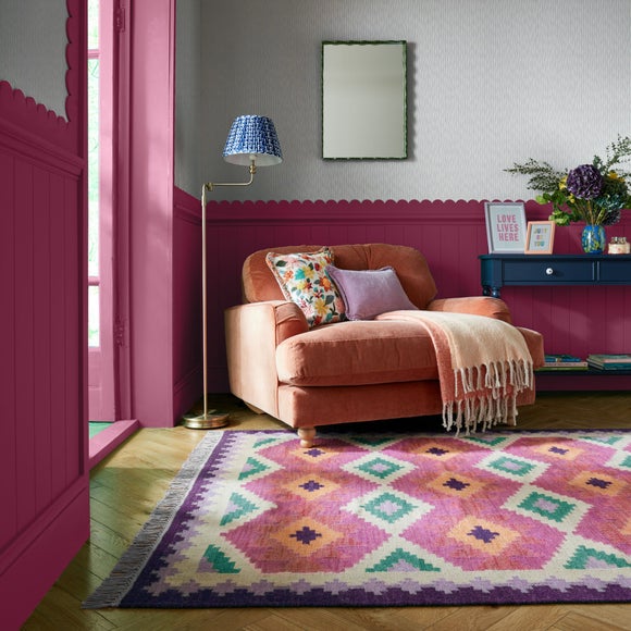 Click to view product details and reviews for Sophie Robinson Candy Kilim Wool Rug. Click to view product details and reviews for Sophie Robinson Candy Kilim Wool Rug.