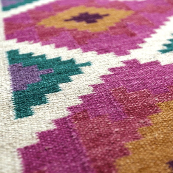 Sophie Robinson Candy Kilim Wool Rug