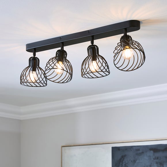 Austin Industrial 4 Light Adjustable Spotlight Bar