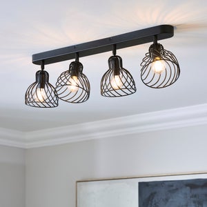 Austin Industrial 4 Light Adjustable Spotlight Bar