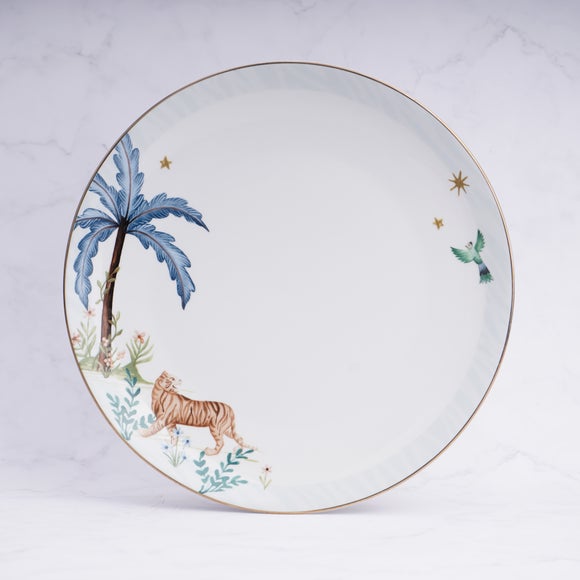 Folk Trees Dinner Plate