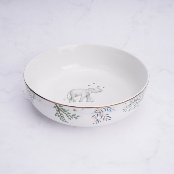 Folk Trees Pasta Bowl
