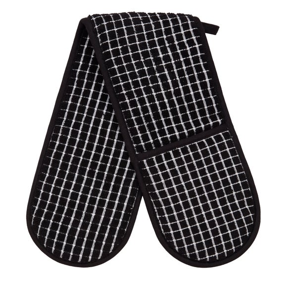 Portobello Checked Double Oven Glove