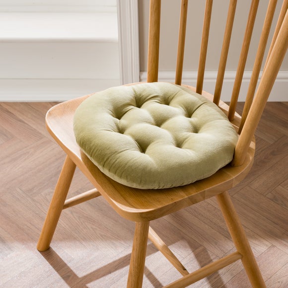 Clara Round Velvet Seat Pad