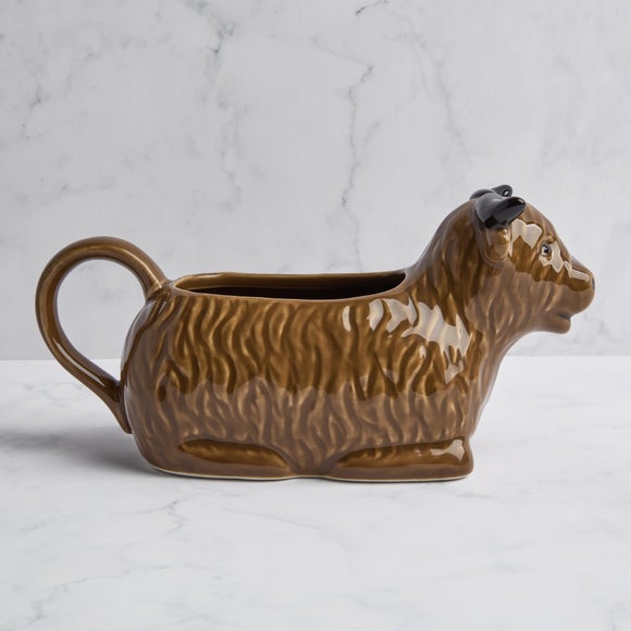 View Highland Cow Gravy Boat View Highland Cow Gravy Boat