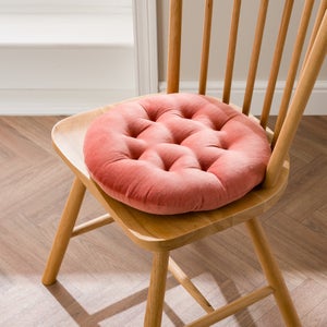 Clara Round Velvet Seat Pad