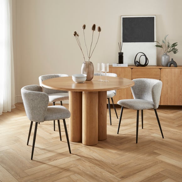 Mandy Set of 4 Dining Chairs, Fabric