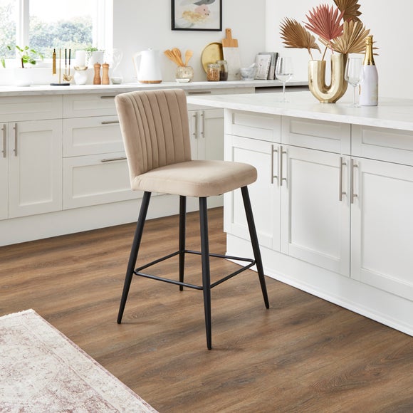 View Taylor Counter Height Stool- Velvet View Taylor Counter Height Stool- Velvet