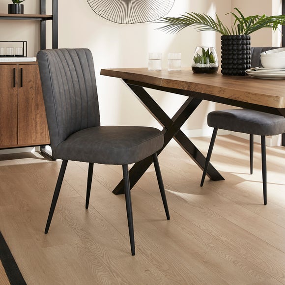 Taylor Dining Chair, Faux Leather