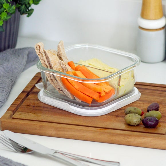 Borosilicate Glass 2 Part Storage Container