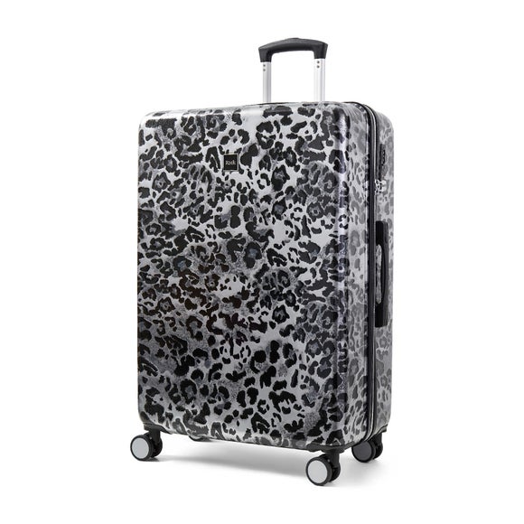 Rock Luggage Savannah Leopard Print Hard Shell Suitcase