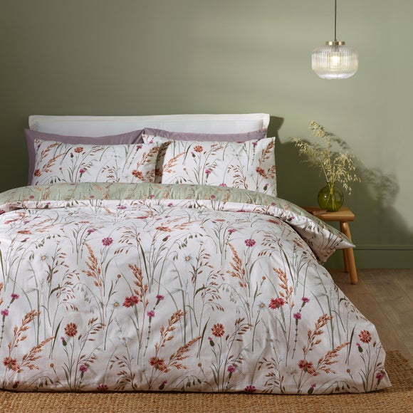 Catherine Lanfield Grasmere Floral 100% Brushed Cotton Duvet Cover & Pillowcase Set