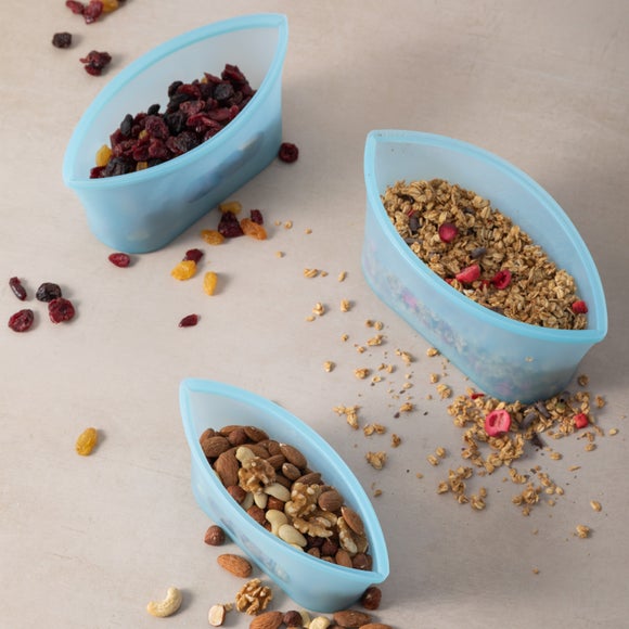 Set of 3 Silicone Bags