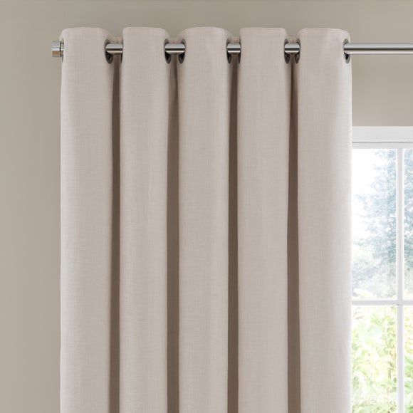 Chenille Ultra Blackout Eyelet Curtains