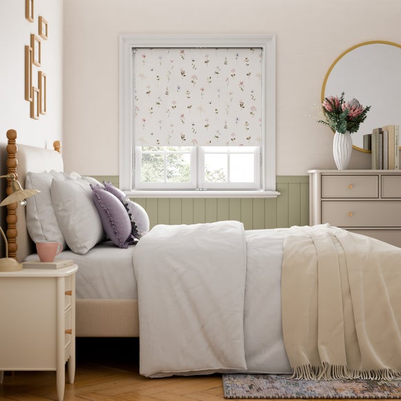 Pressed Flowers Blackout Roller Blind