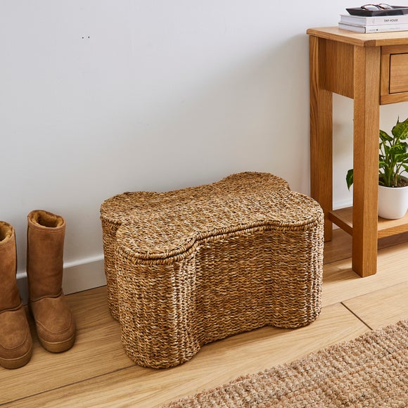 Click to view product details and reviews for Bone Shaped Seagrass Storage Basket. Click to view product details and reviews for Bone Shaped Seagrass Storage Basket.