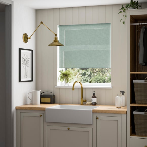 Photo 5 of Wexford Linen Look Moisture Resistant Daylight Roller Blind
