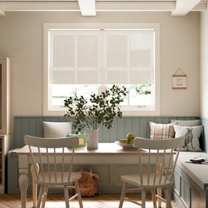 Semi Sheer Dotty Stripe Daylight Roller Blind