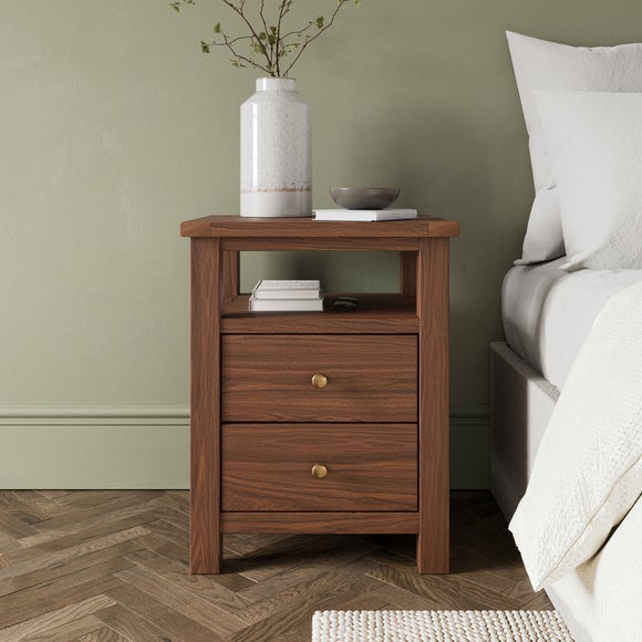 Click to view product details and reviews for Olney 2 Drawer Bedside Table.