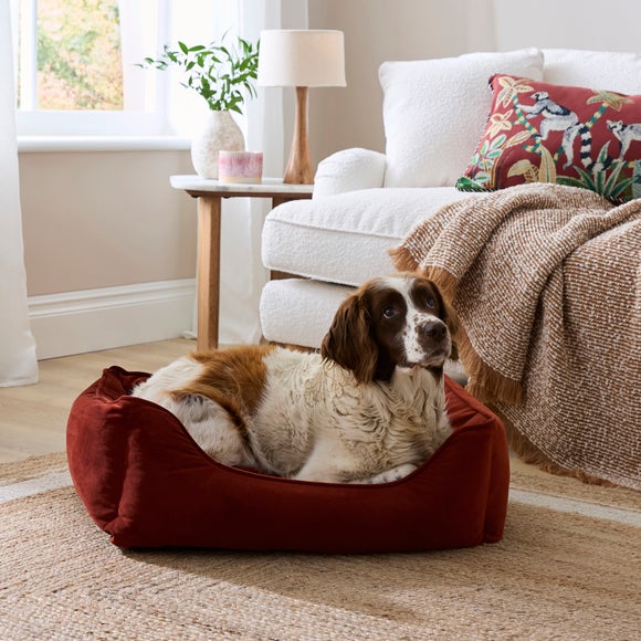 View Velvet Box Dog Bed View Velvet Box Dog Bed