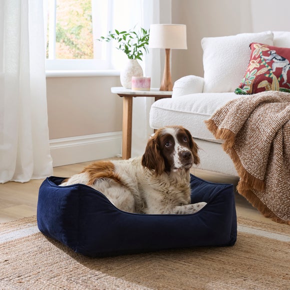 View Velvet Box Dog Bed View Velvet Box Dog Bed