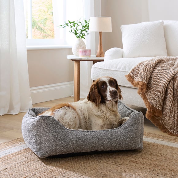 Boucle Box Dog Bed