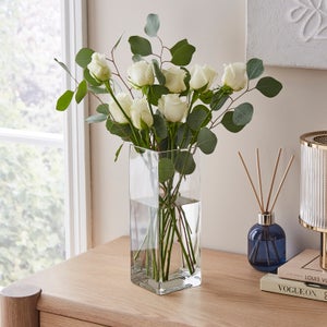 Square Glass Vase