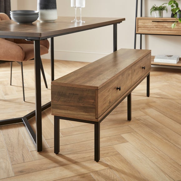 Fulton Pine Storage Dining Bench