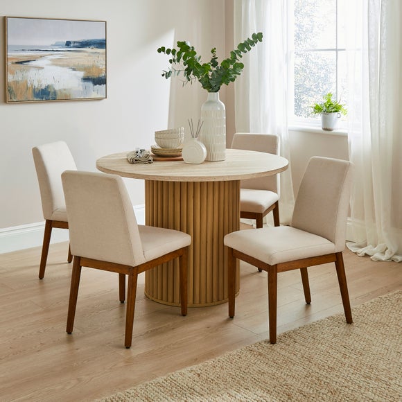 View Lucin 4 Seater Round Dining Table View Lucin 4 Seater Round Dining Table