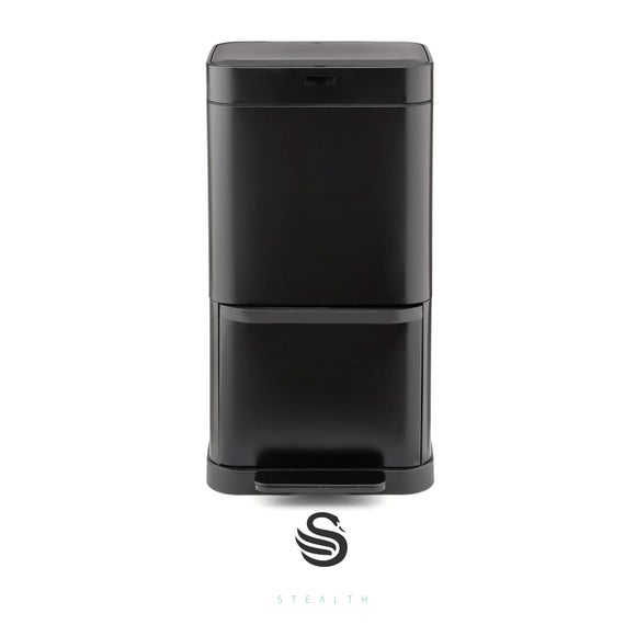 View Swan 70l Dual Recycling Sensor Bin View Swan 70l Dual Recycling Sensor Bin