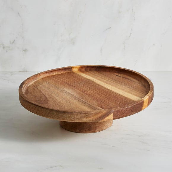 Acacia Wood Cake Stand