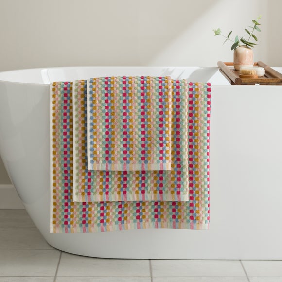 Rice Weave Cotton Towel