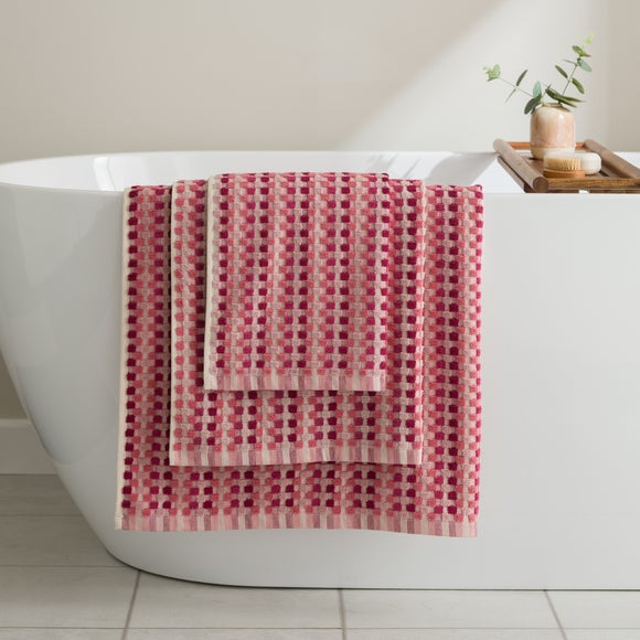 Rice Weave Cotton Towel