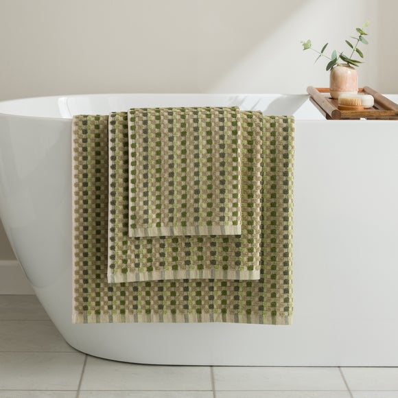 Rice Weave Cotton Towel