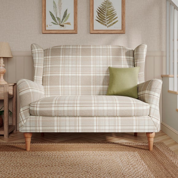 Charnwood Checked 2 Seater Armchair